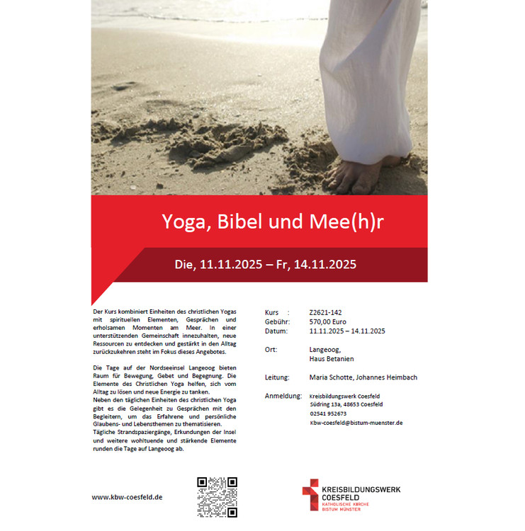 11.11.2025 - Yoga, Bibel und Mee(h)r