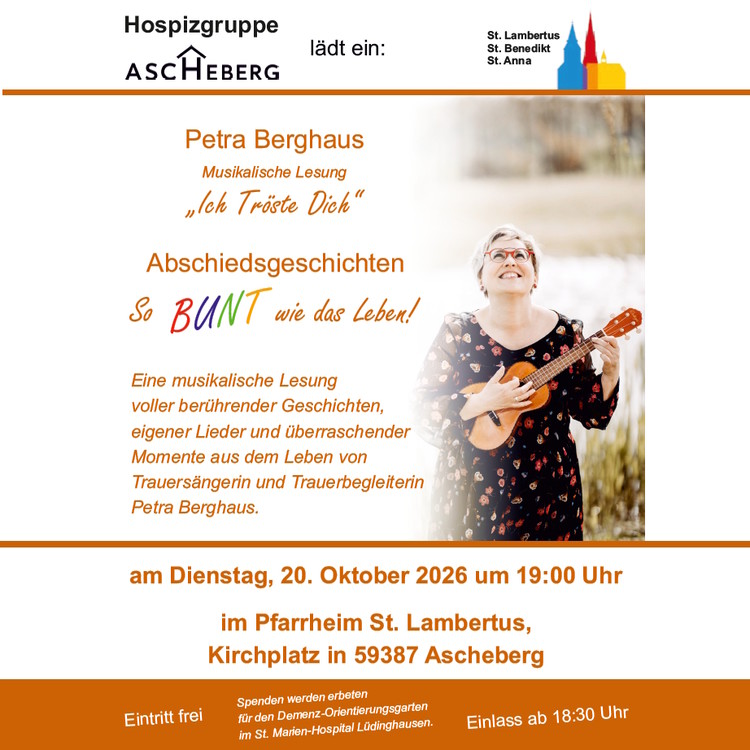 am Di 20.10.2026...Plakat