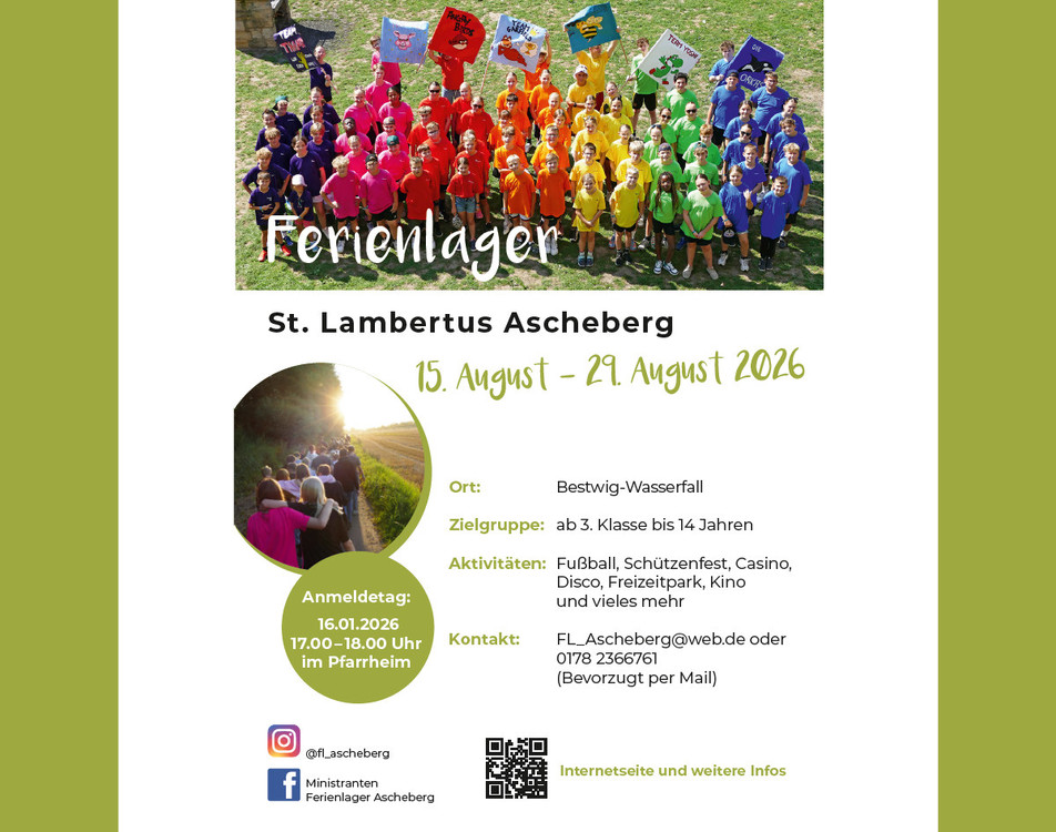 Anmeldung: 16.01.2026...