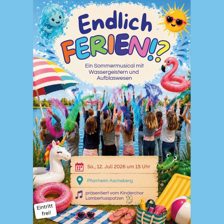 Sonntag, 12. Juli 2026 um 15:00 Uhr