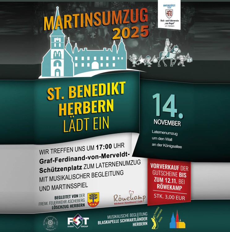 Martinsumzug in Herbern am 14.11.2025 ...