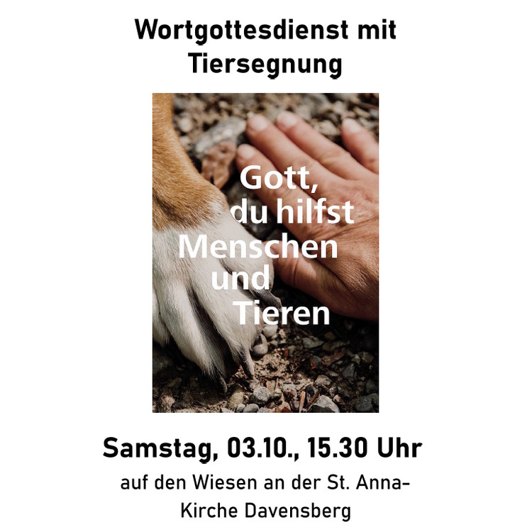 am Sa 03.10.2026 an St. Anna