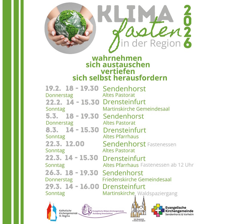 Klimafasten in der Region 2026...