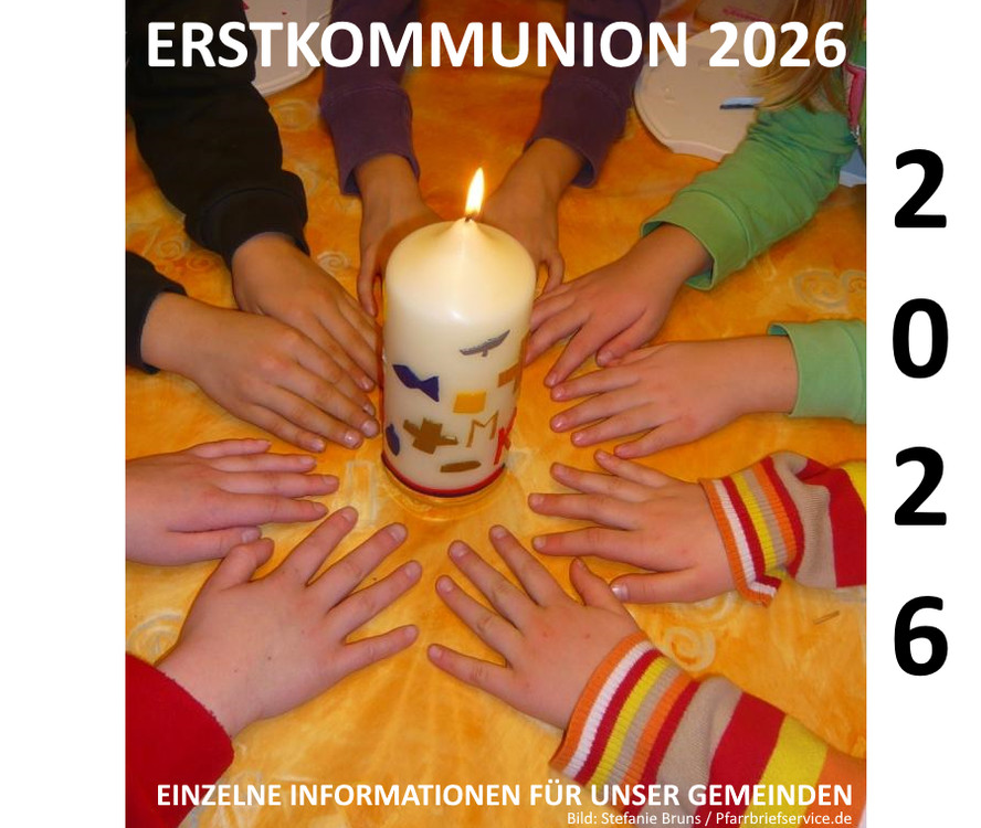 Info's zur Erstkommunion 2026...