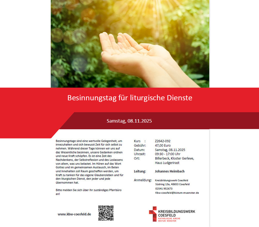 08.11.2025 - Besinnungstag