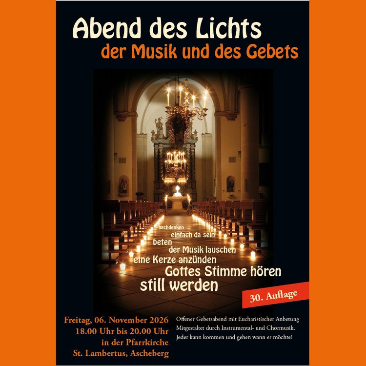 am Fr 06.11.2026 - 18:00 - 20:00 Uhr